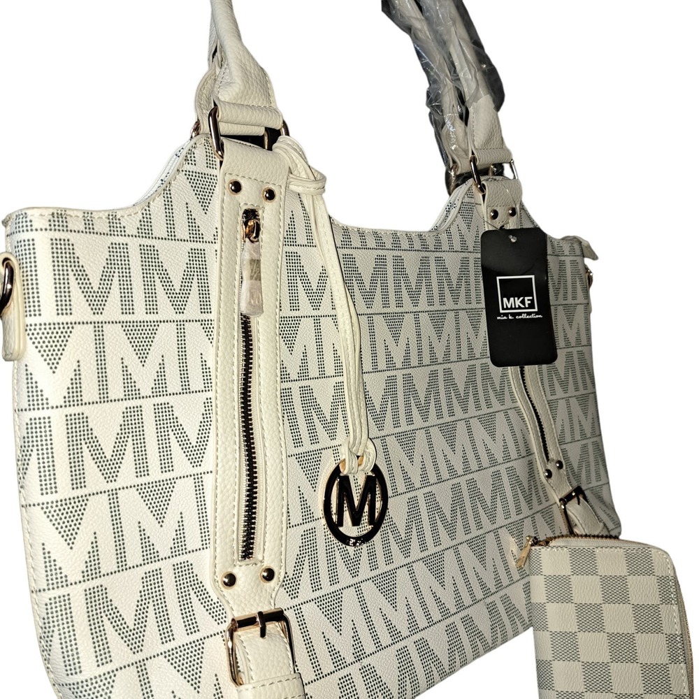 MKF MILAN Collection Signature Satchel PURSE by Mia K. and Bonus wallet - Picture 5 of 7